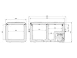 Front Runner Dometic CFX3 75DZ Dual Cooler / Freezer 74L image 7