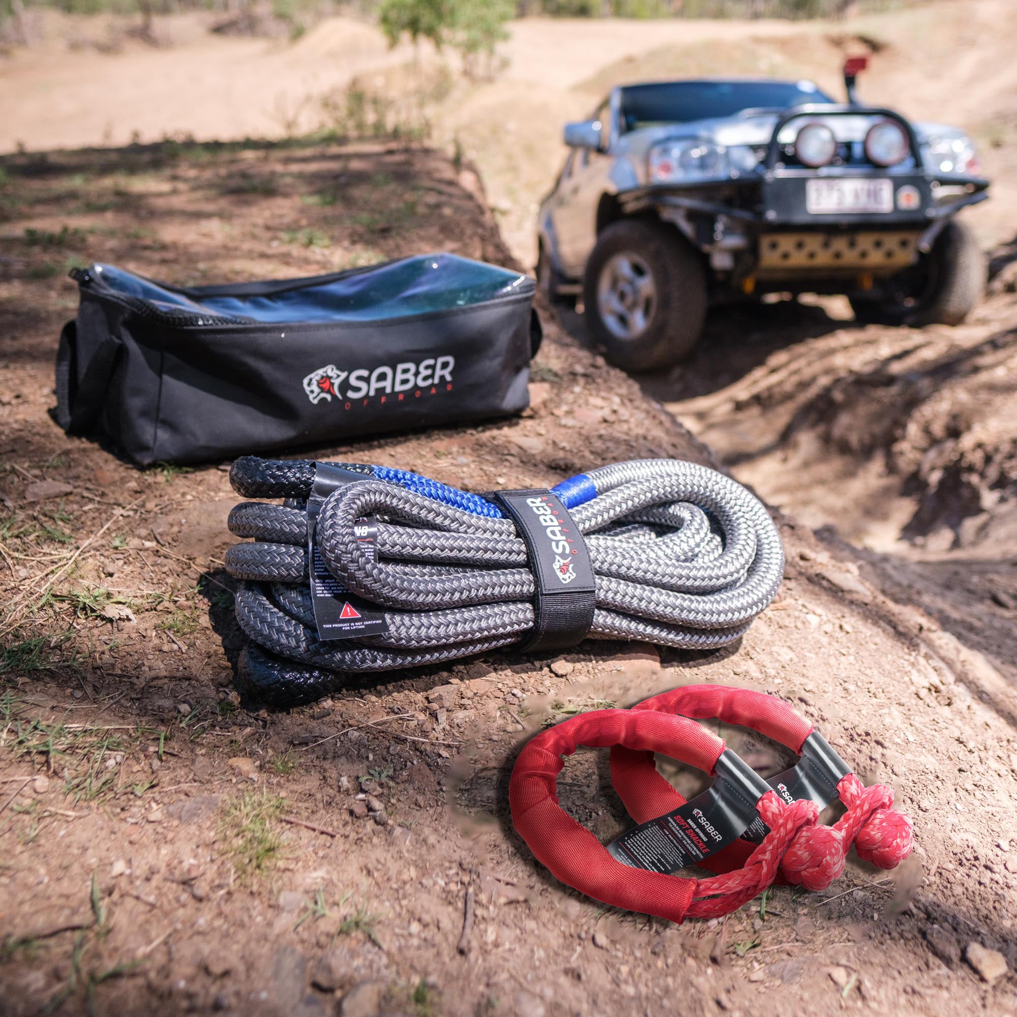 Saber 8K Offroad Kinetic Recovery Kit image 1