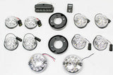 GL1291 - 73MM CLEAR LED LIGHT KIT WITH 95MM FOG AND REVERSE - DEFENDER image 0