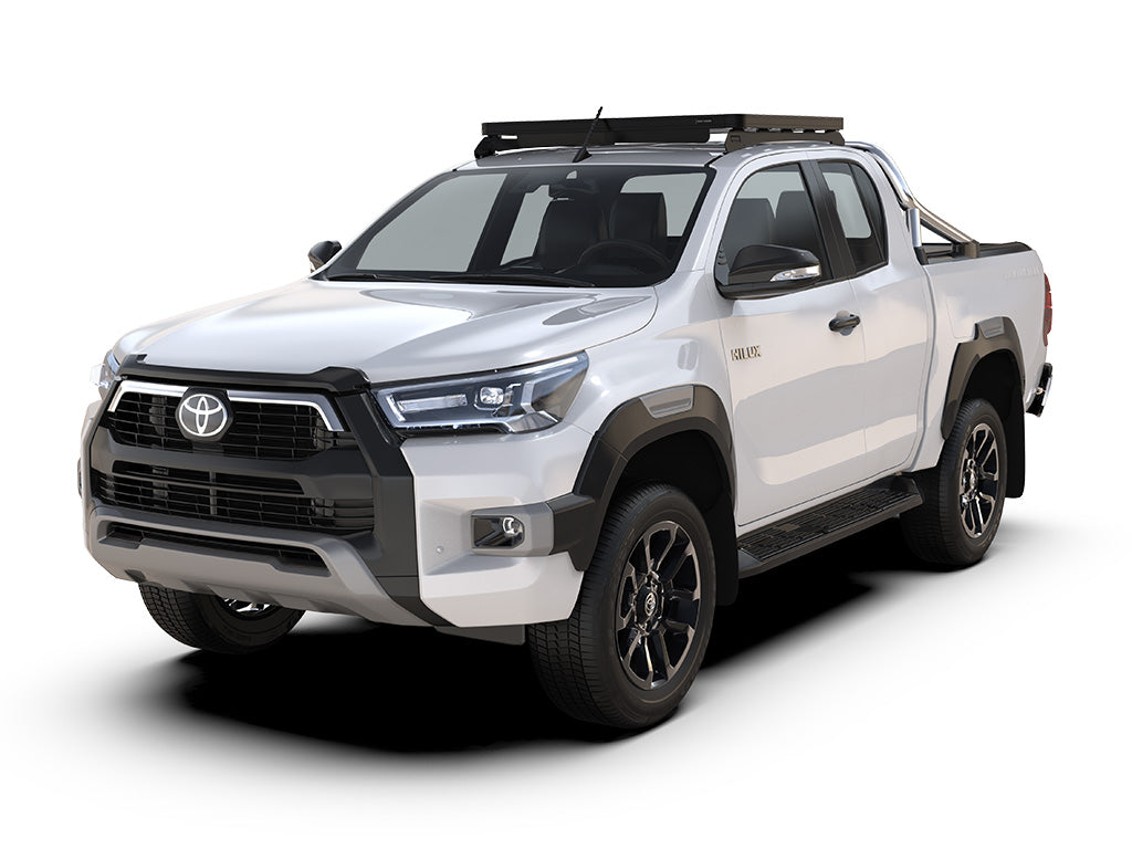 Toyota Hilux Revo Extended Cab (2016-Current) Slimline II Roof Rack Kit / Low Profile image 0