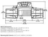 Warn Zeon 12-S CE Winch with Synthetic Rope - 12V image 1