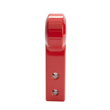 7075 Aluminium Rope Friendly Recovery Hitch Extended - Red Prismatic image 1