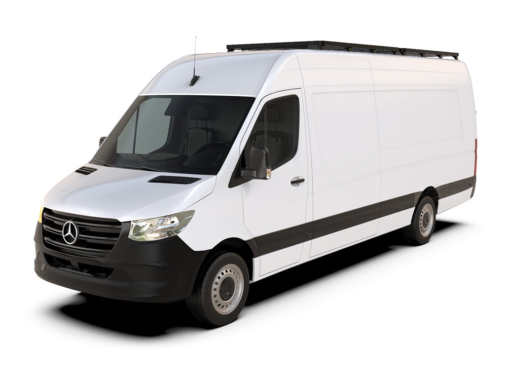 Mercedes-Benz Sprinter 170in/L3/LWB Wheelbase w/OEM Tracks (2006-Current) Slimline II Roof Rack Kit / Tall image 0