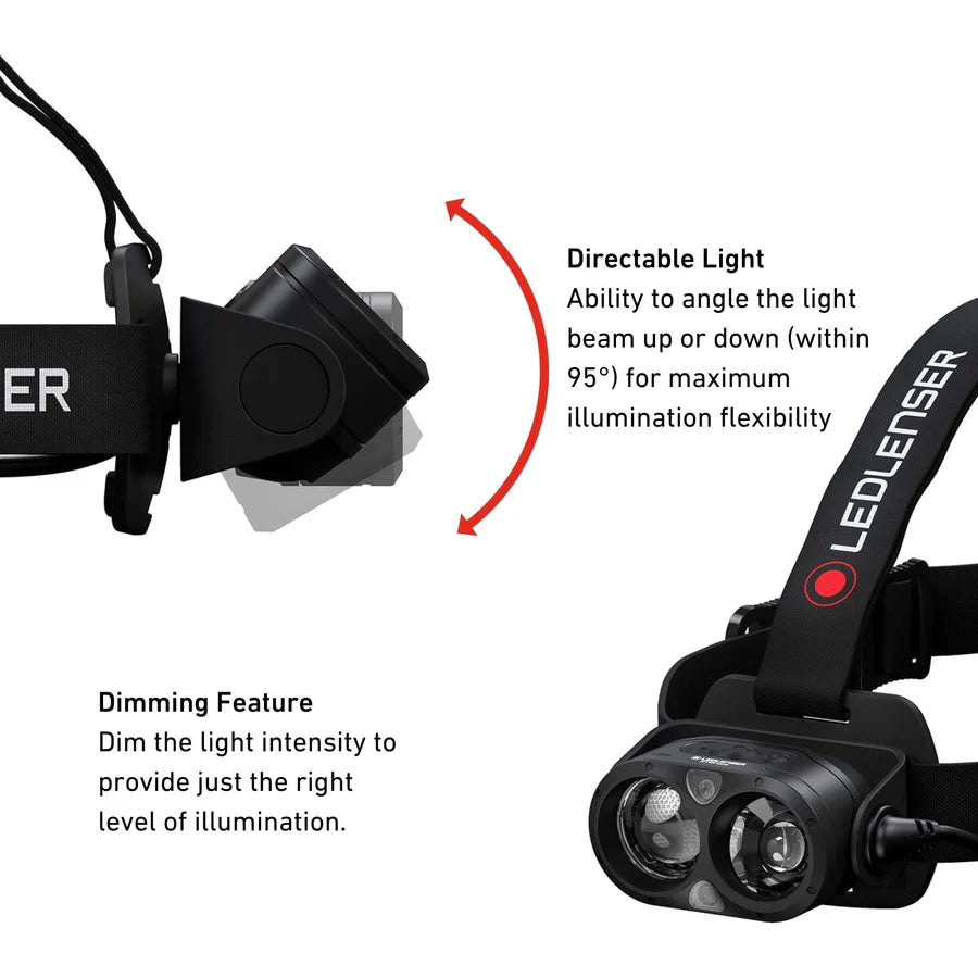 LEDLENSER H19R Core Rechargeable Head Torch image 1