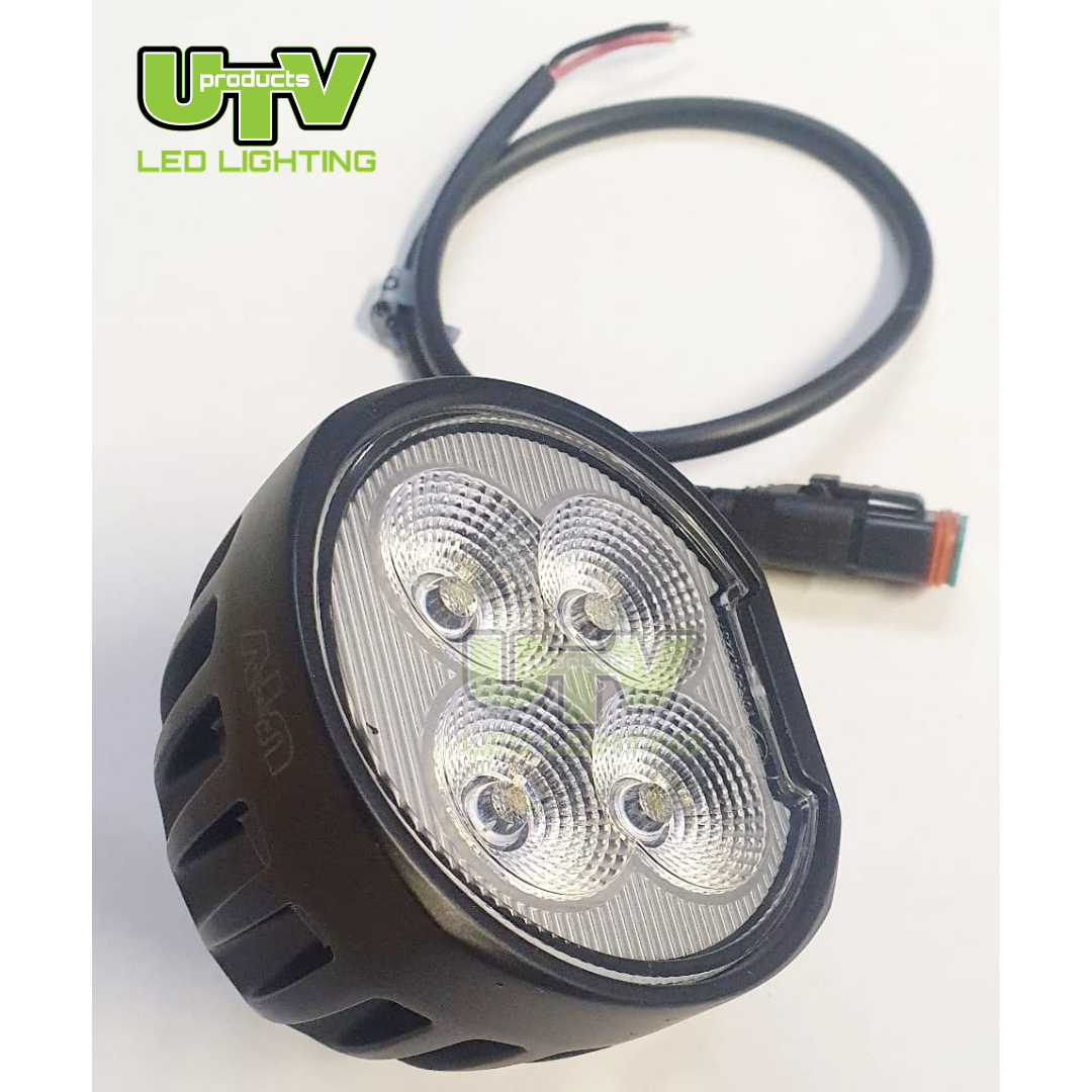 UTV310 Round LED Work Light Deutsch Connector 40W 3200 Lumen UTV310 image 2
