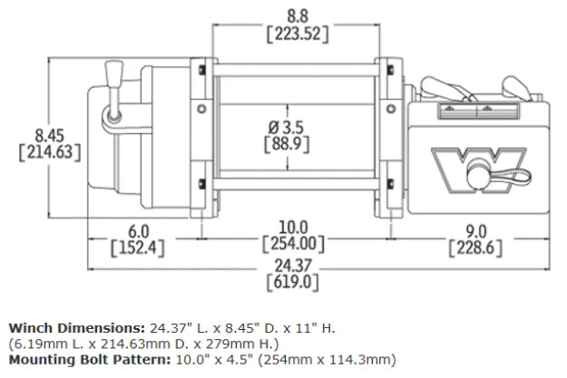 Warn M12 24V Winch image 1