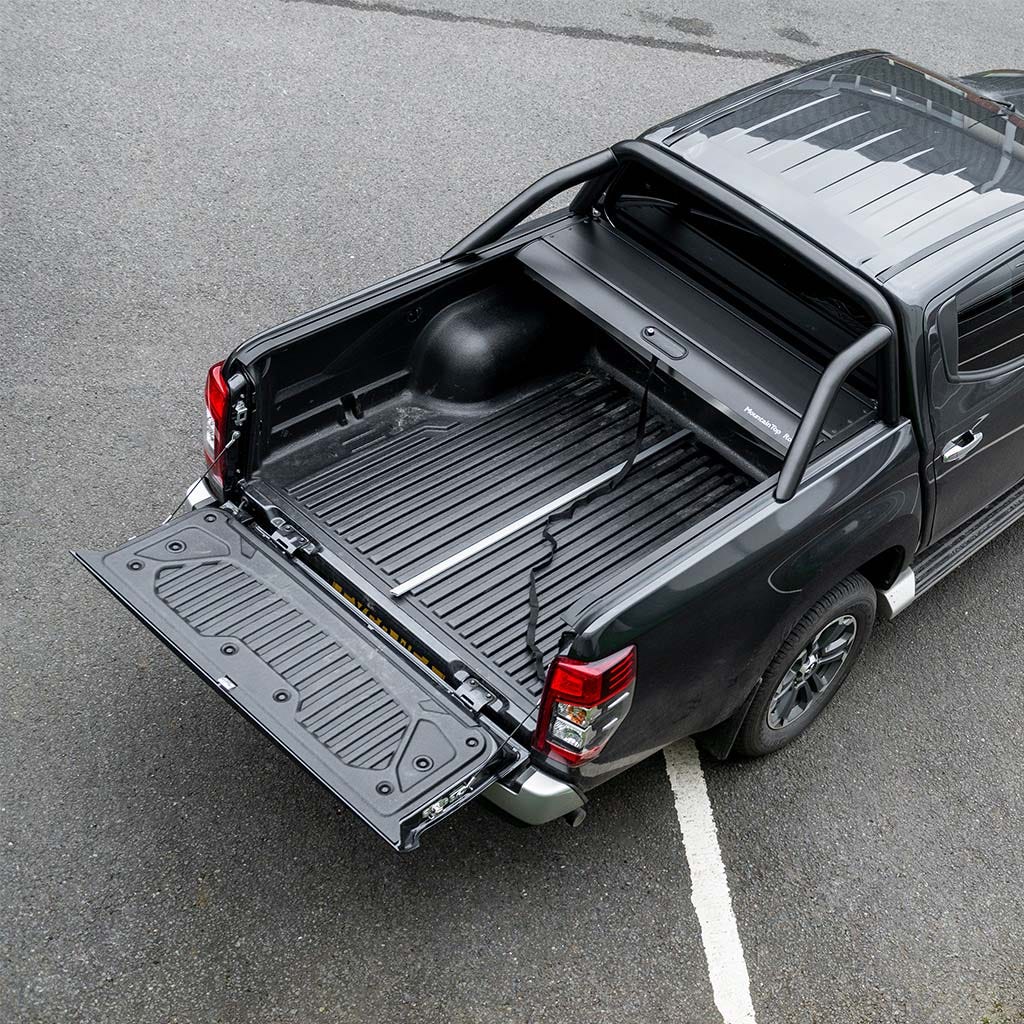 Roll Bar / Sports Bar (Black) to fit Mountain Top Sports Tonneau Cover Roller Shutter Mitsubishi L200 Mk8-9 (2015 Onwards) Extra Cab image 1