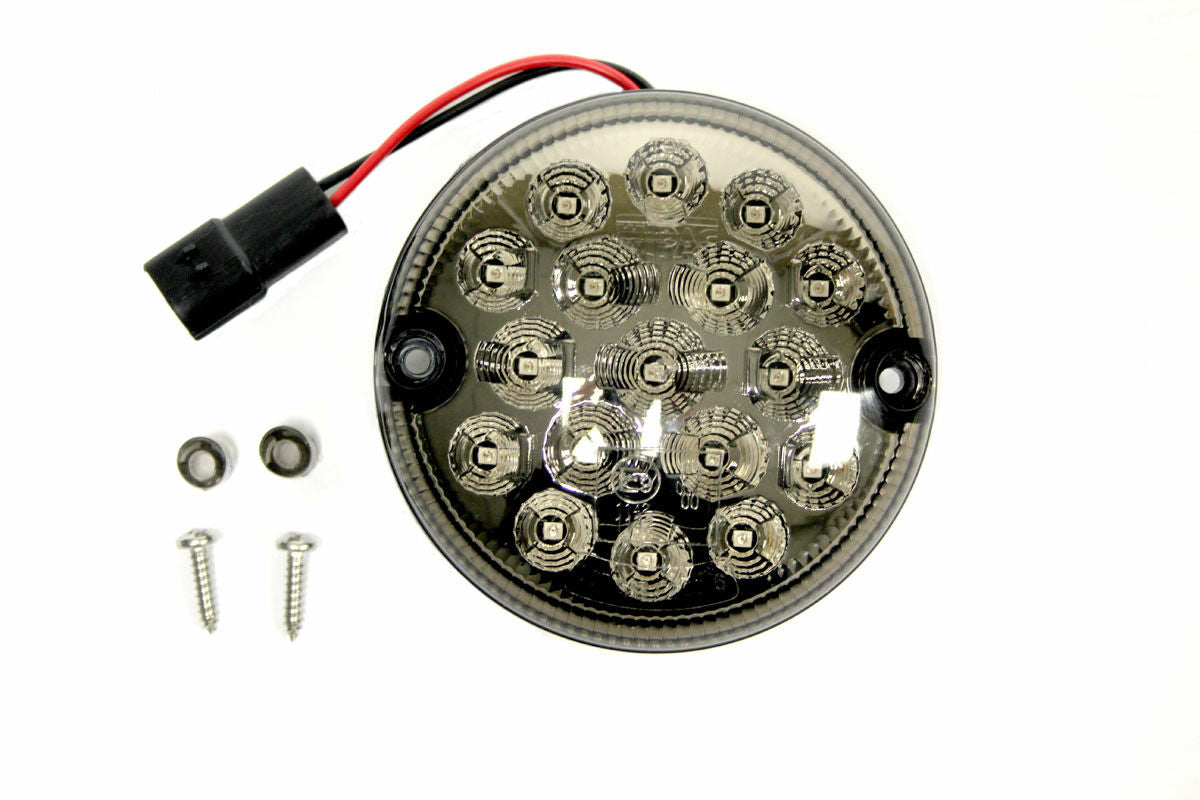 LR048201LEDSM - 95mm SMOKED LED fog light for Defenders image 0