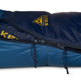Kelty Cosmic Down 20°F (-7°C) 550-Fill Sleeping Bag - Short - Dark Blue/Pageant Blue