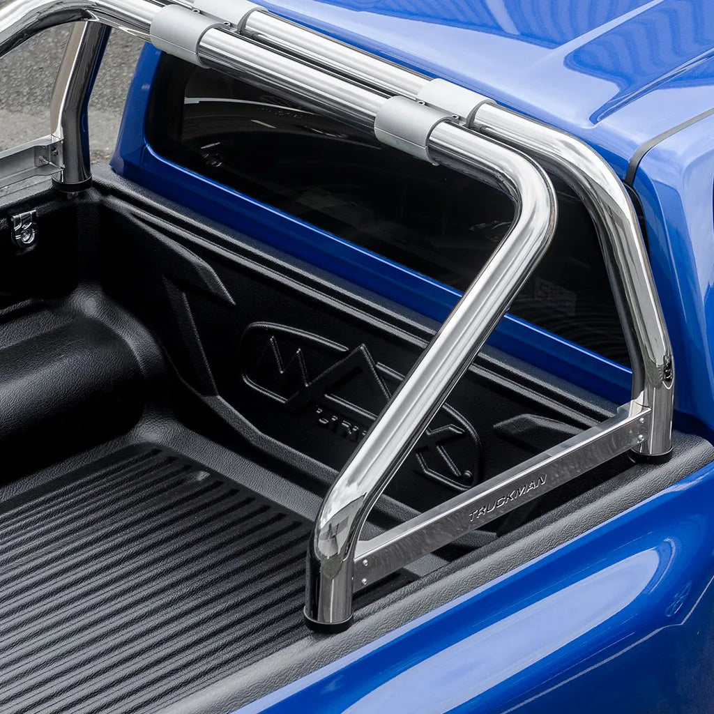 Roll Bar SINGLE 76mm Stainless Steel for Toyota Hilux Mk8 (16 on) image 2