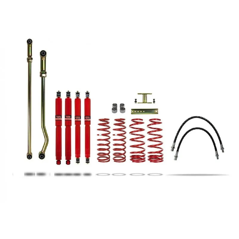 Pedders 4 Inch Suspension Lift Kit. Toyota Landcruiser 80 Series, NON-ABS models image 0