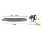 UTV180W Twin Row Lightbar 180W 32″ 12600 Lumen (Curved) UTV218 image 3