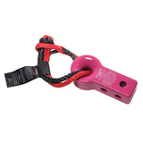 Saber 7075 Alloy Recovery Hitch – Prismatic Pink & 9K Soft Shackle image 0