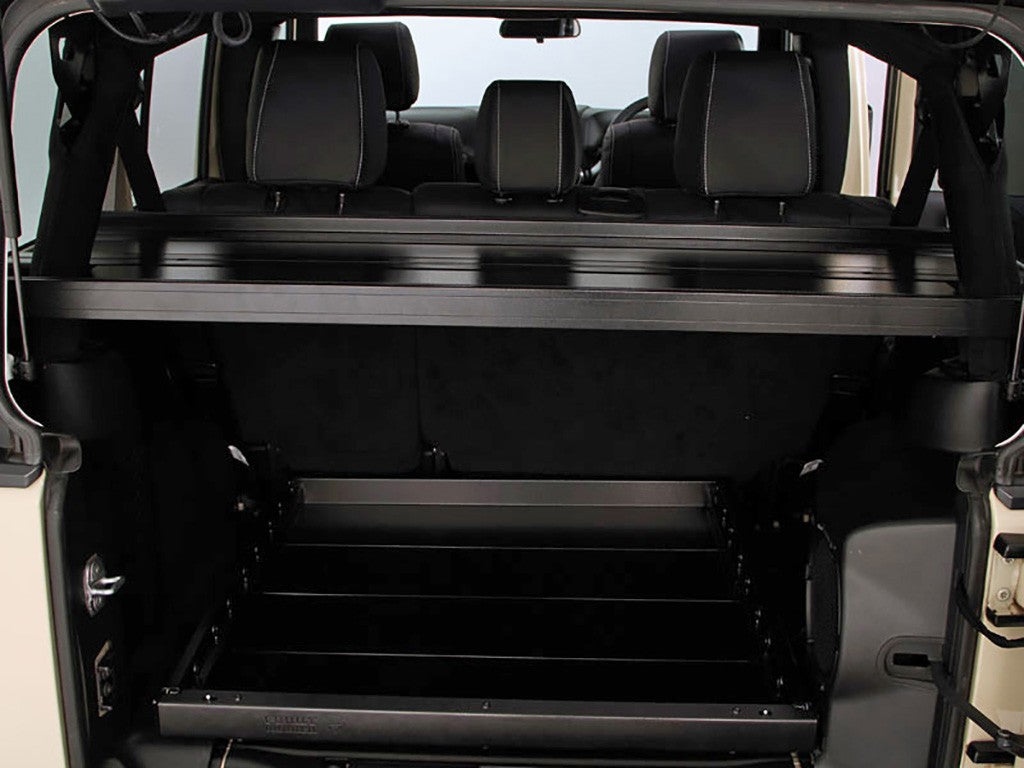 Jeep Wrangler JKU 4-Door Cargo Storage Interior Rack image 2