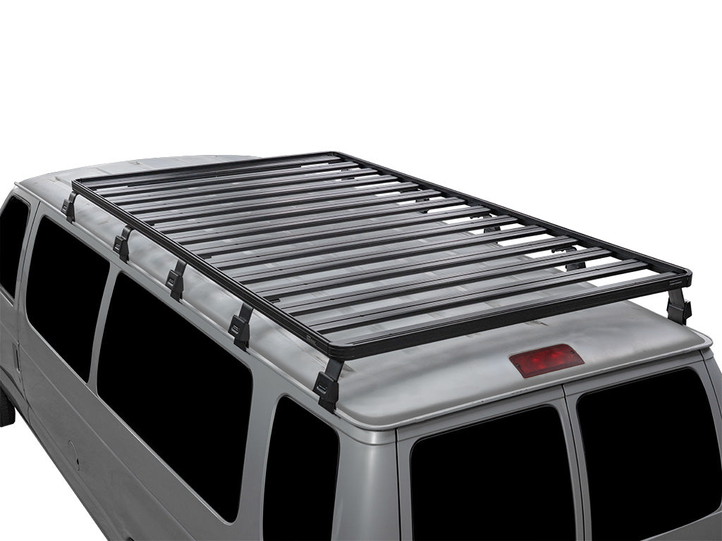 Ford E150/E250/E350 Extended Cab (1992-2014) Slimline II 3/4 Roof Rack Kit image 1