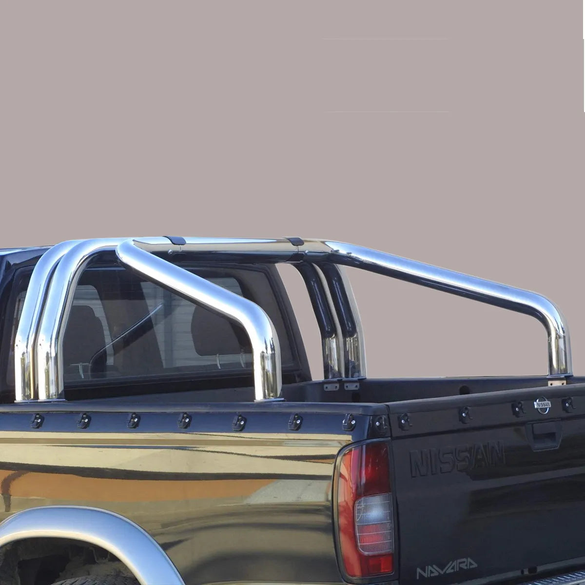 Roll Bar DOUBLE 76mm Stainless Mach D40 / Navara (05 o RLSS/3167/IX image 0