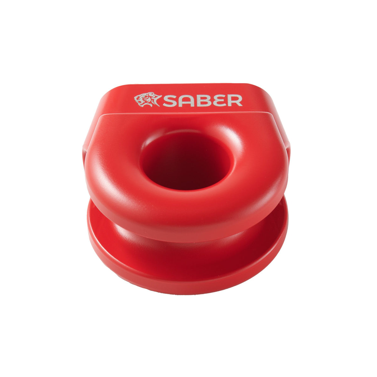 6061 Aluminium Spliced Winch Thimble UPDATED DESIGN - Cerakote Red image 2