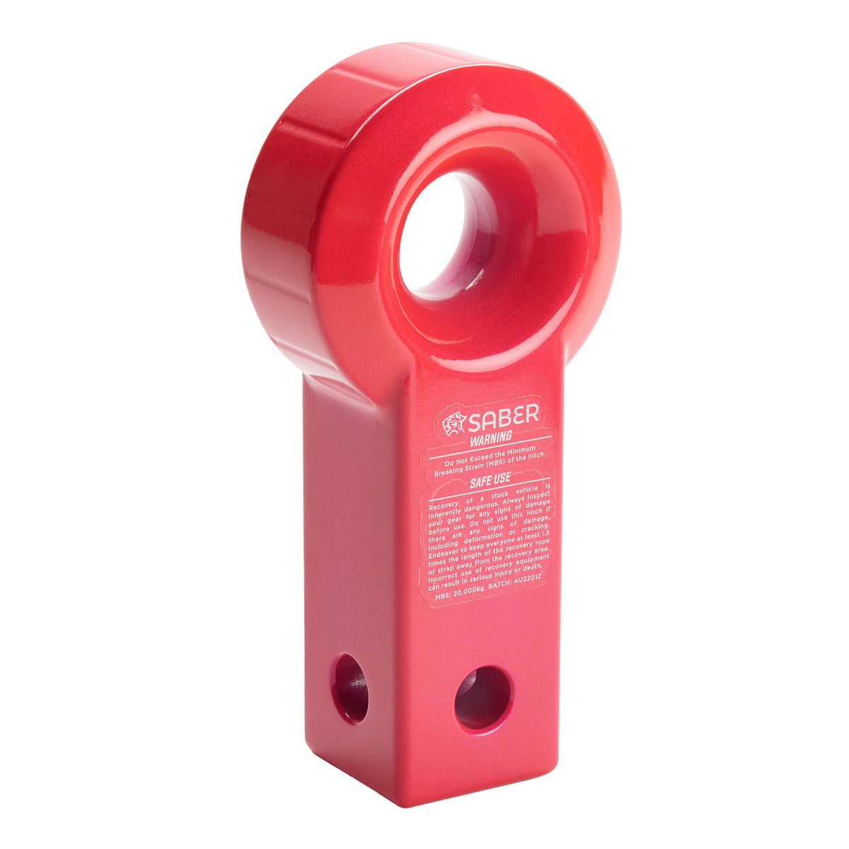 Saber 7075 Alloy Recovery Hitch – Prismatic Pink image 0