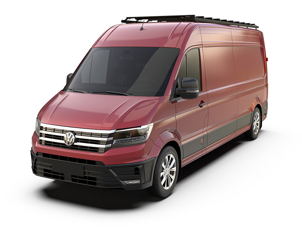 Volkswagen Crafter (L4H2/ MWB/Standard Roof) (2017-Current) Slimpro Van Rack Kit image 0