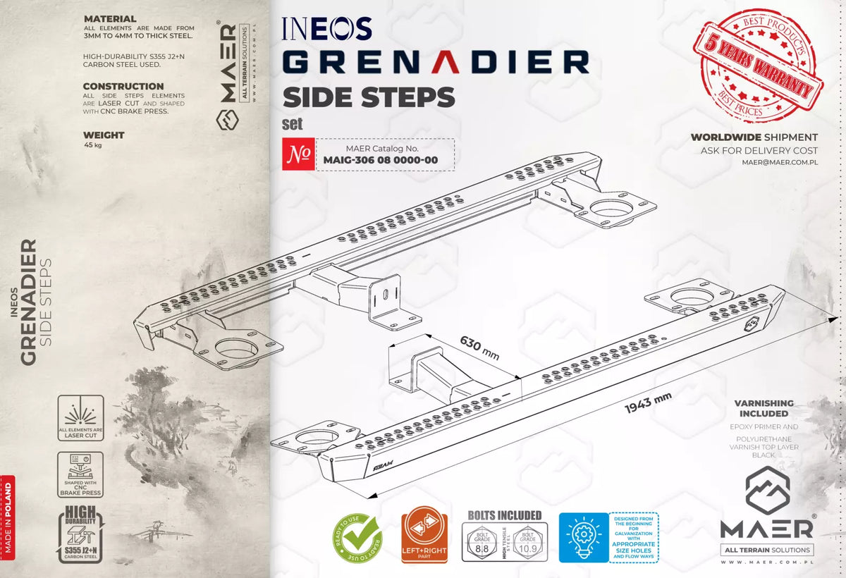 Maer Ineos Grenadier SIDE STEPS image 0