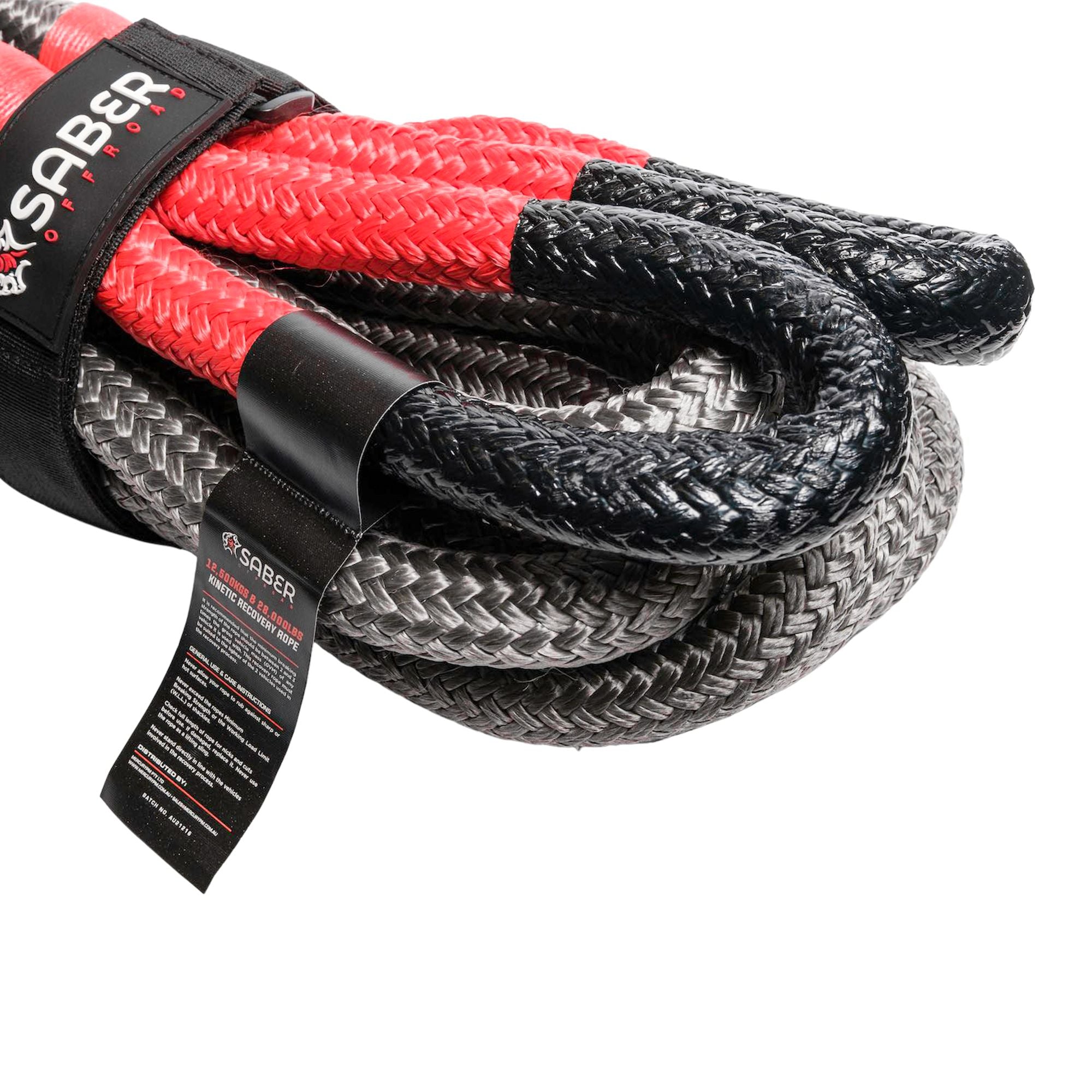 Saber 12,500KG Heavy Duty Kinetic Recovery Rope image 1