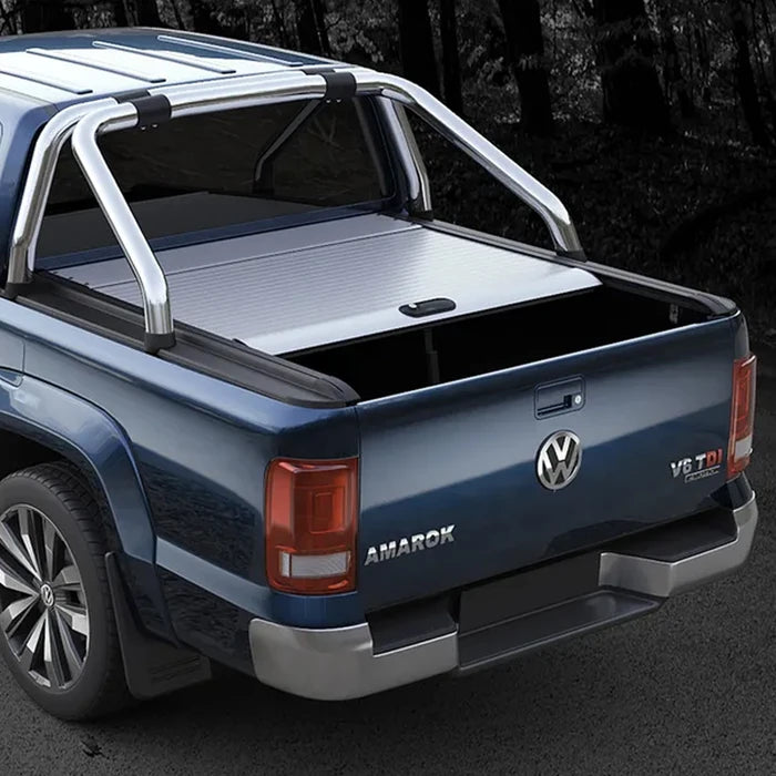 Mountain Top Tonneau Cover Roller Shutter (Silver) Volkswagen Amarok Mk2 Canyon Model (2015 Onwards) Double Cab image 0