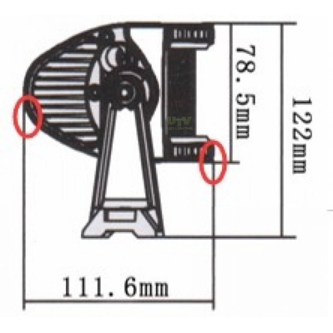 UTV180W Twin Row Lightbar 180W 32″ 12600 Lumen (Curved) UTV218 image 1