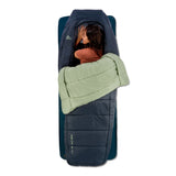 Kelty Eclipse 15°F (-9°C) Synthetic Sleeping Bag - Long - Midnight Navy / Laurel Green / Turbulence
