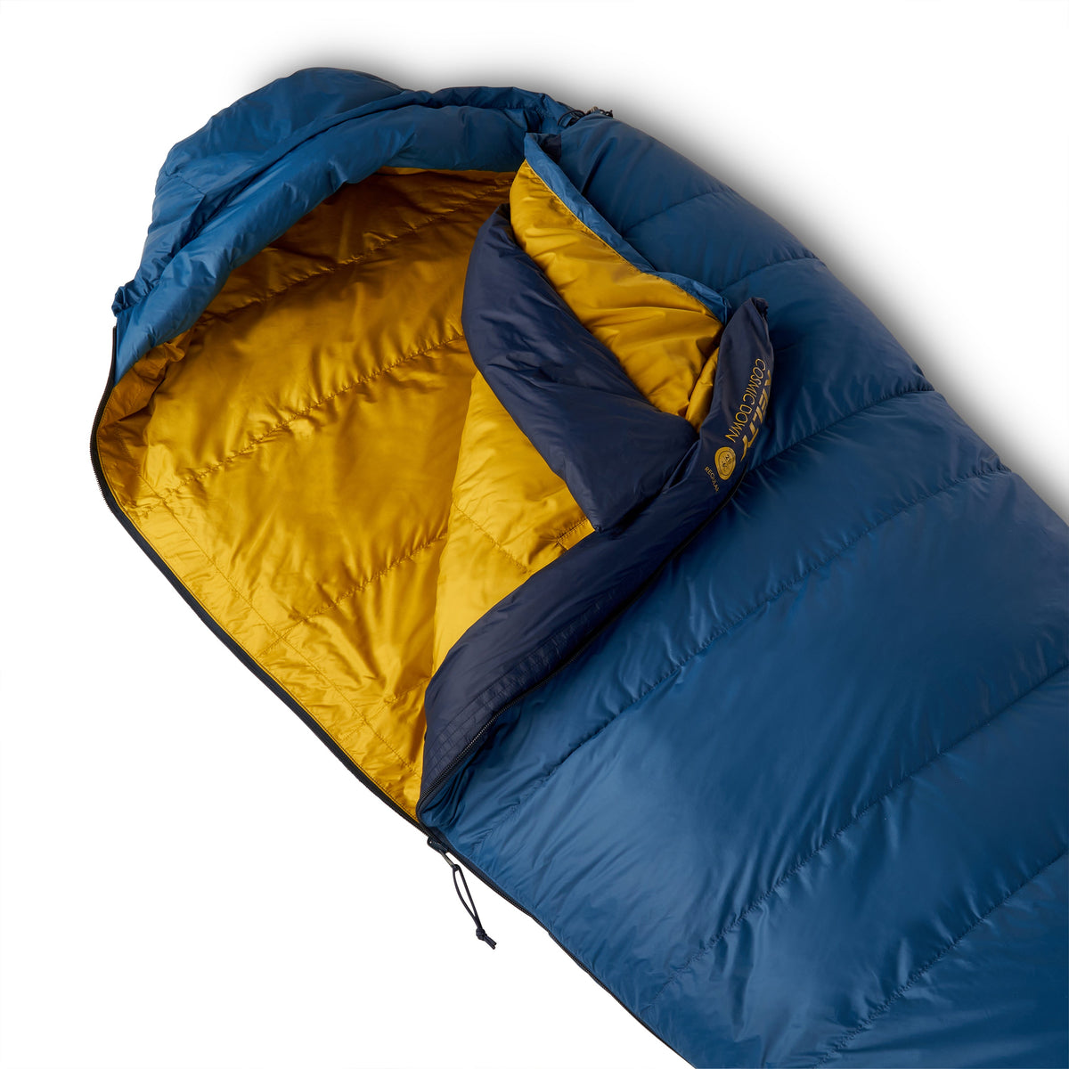 Kelty Cosmic Down 20°F (-7°C) 550-Fill Sleeping Bag - Short - Dark Blue/Pageant Blue
