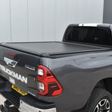 Truckman Electric Black Roller Tonneau Cover Hilux Mk8-10 (2016 Onwards) Double Cab
