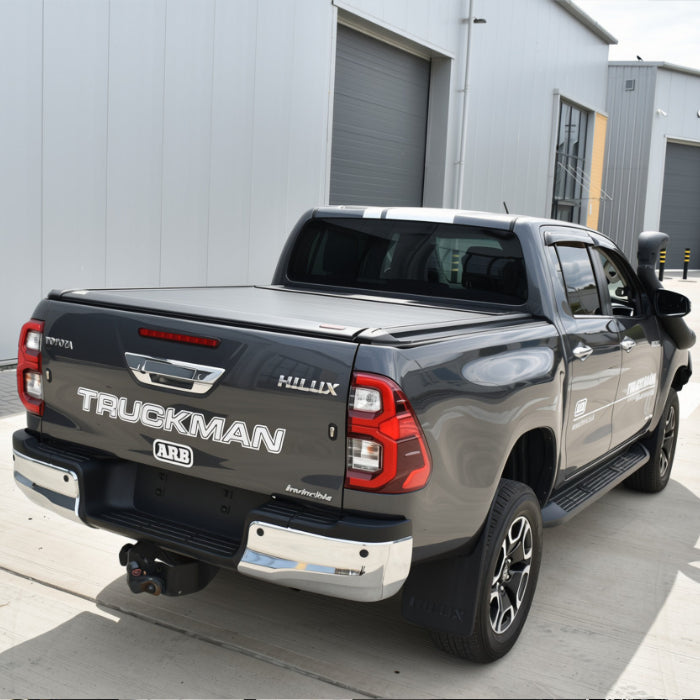 Truckman Electric Black Roller Tonneau Cover Hilux Mk8-10 (2016 Onwards) Double Cab